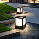 Minimalist Geometric Frame Post Light