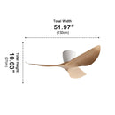 Curved Wing 3-Blade Ceiling Fan