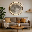 Sculptural Lunar Wall Light