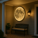 Sculptural Lunar Wall Light