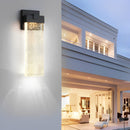 Clear Glass Column Wall Light