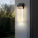 Clear Glass Column Wall Light