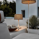 Woven Rattan Floor Lamp