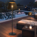 Woven Rattan Floor Lamp