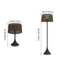 Woven Rattan Floor Lamp