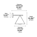 Bell-Style LED Outdoor Wall Sconce –Minimalist Waterproof Lighting