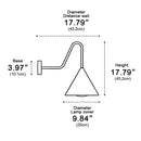 Bell-Style LED Outdoor Wall Sconce –Minimalist Waterproof Lighting