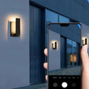 Linear Backlit Outdoor Wall Sconce