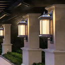 Ribbed Glass Wall Lantern