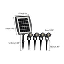 Outdoor Solar Landscape Spotlight Set